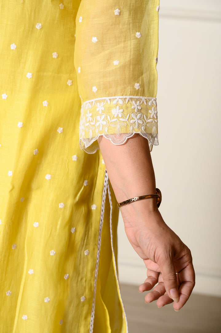 Yellow Bahar Kurta