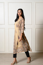 Load image into Gallery viewer, Beige Ambi Kurta
