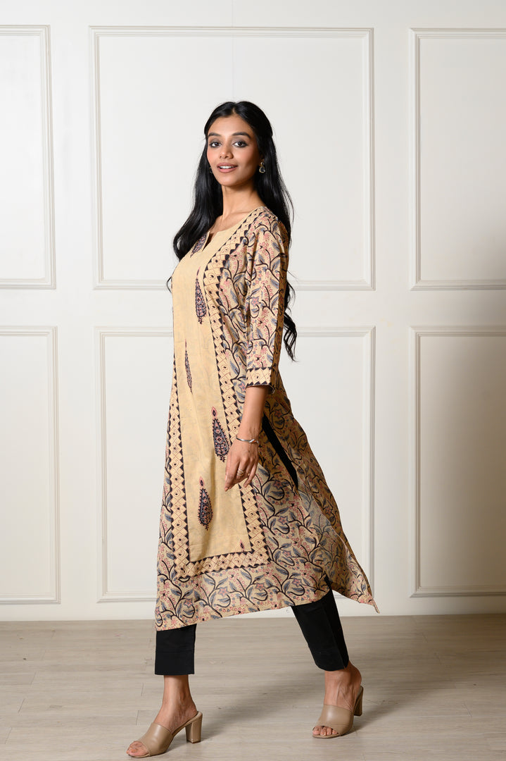 Beige Ambi Kurta