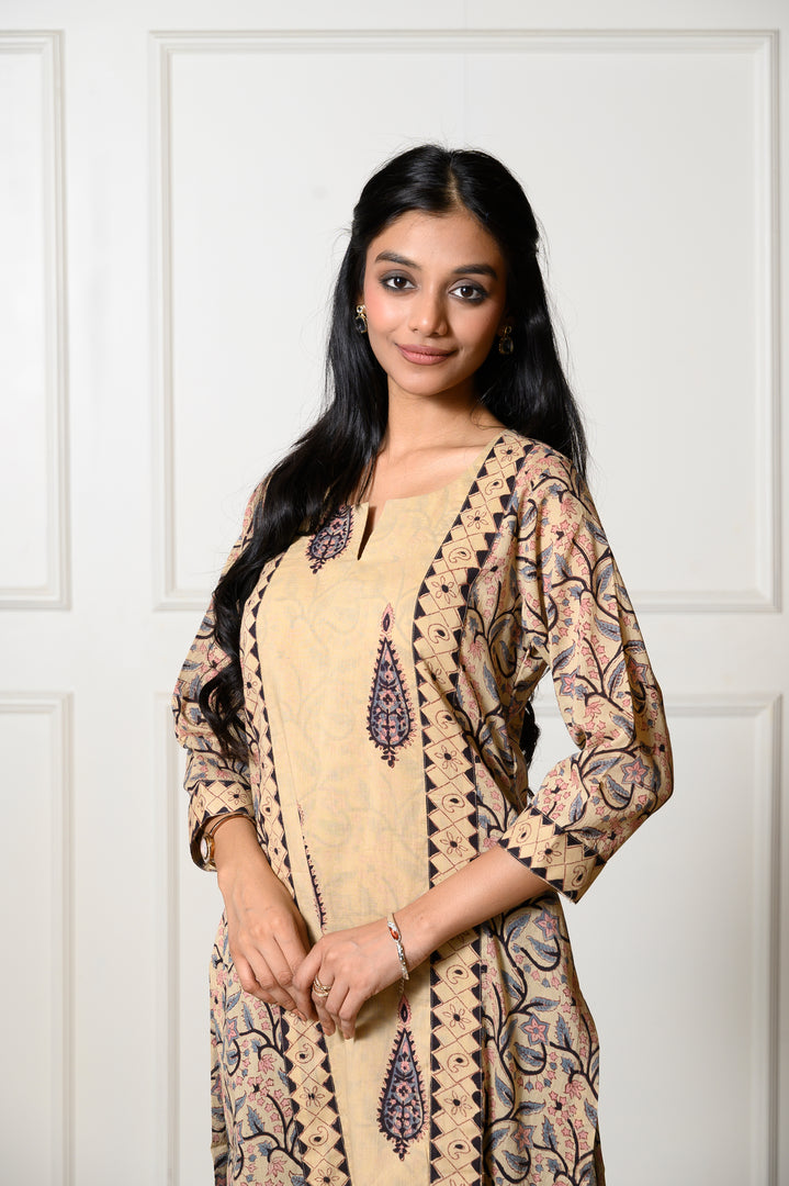 Beige Ambi Kurta