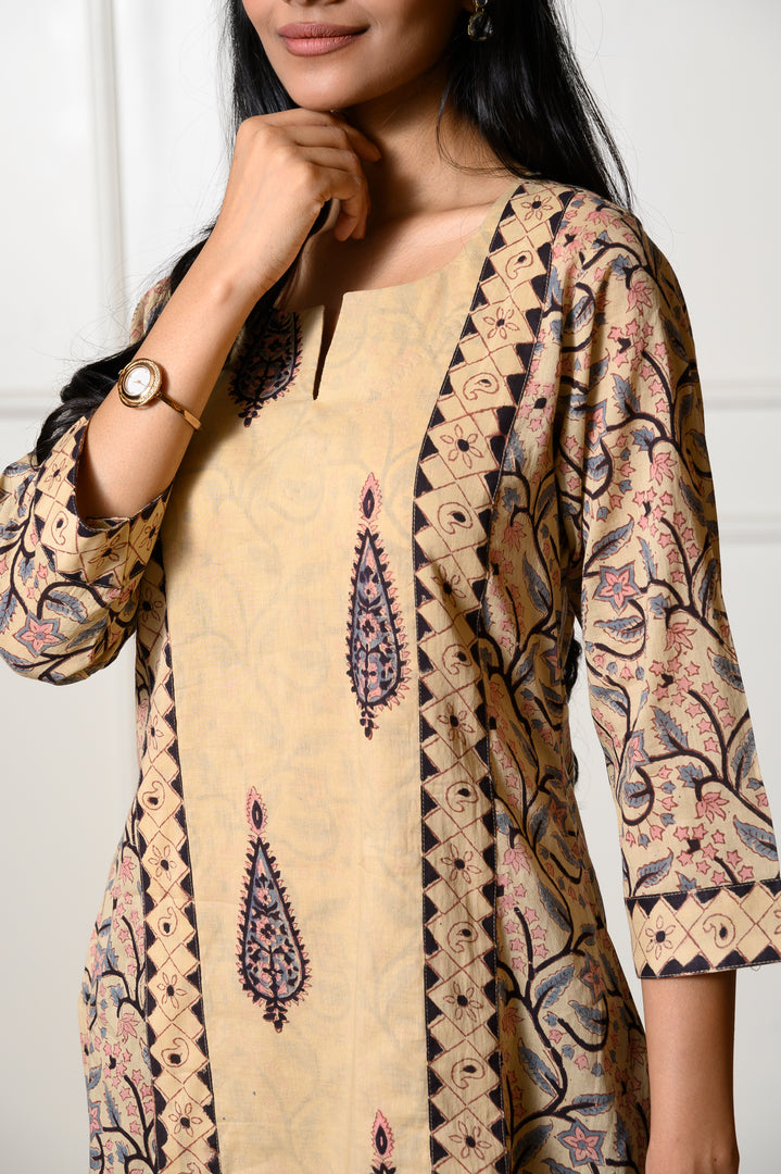 Beige Ambi Kurta