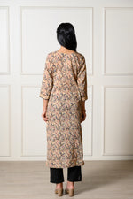 Load image into Gallery viewer, Beige Ambi Kurta
