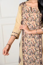 Load image into Gallery viewer, Beige Jaal Kurta
