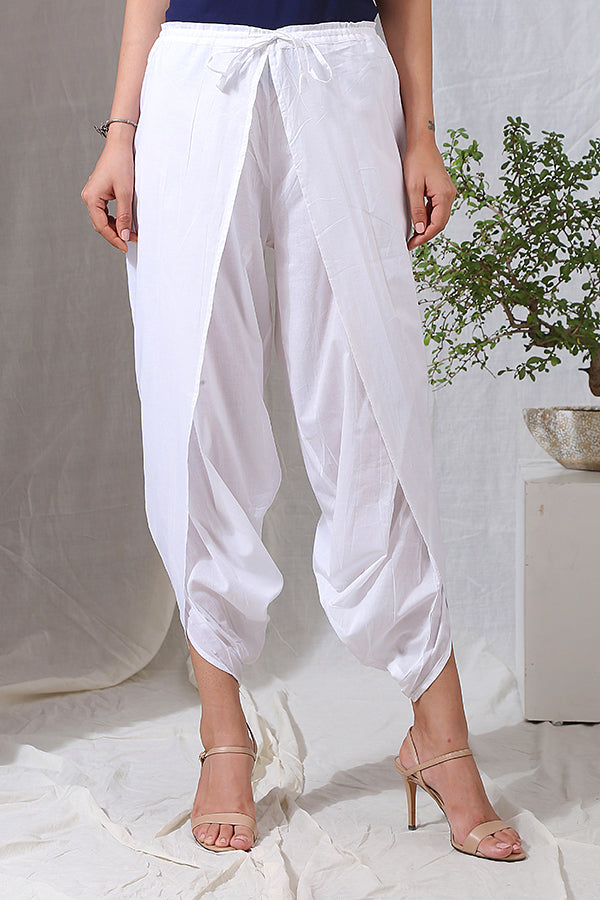 Buy Knotted Crop Kameez  Dhoti Pants by KACHA TANKA at Ogaan Market Online  Shopping Site